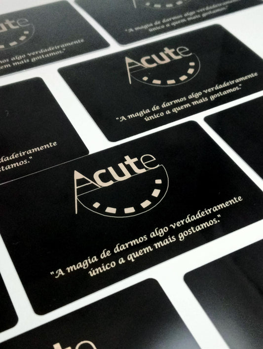 Cartões de Visita em Aluminio