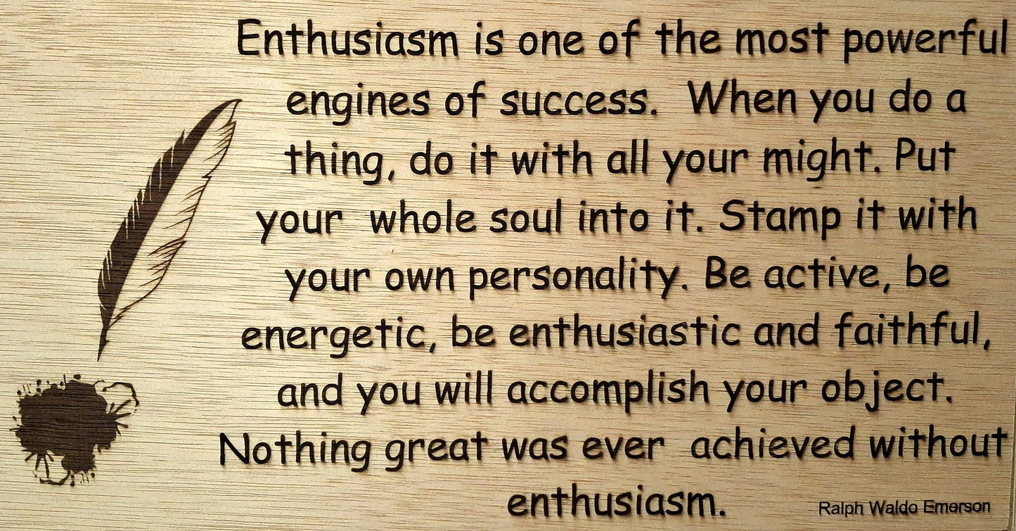 Placas decorativas em madeira