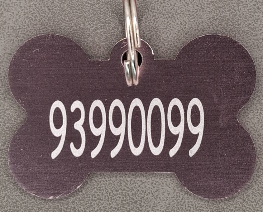 Chapas metálicas para Identificação de Animais